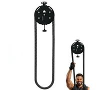 14FT Suspension Training Rope, Closed-Loop Nylon Resistance Strap for Bodyweight Workout, Portable Home Gym Infinity Trainer Kit for Full Body Exercise