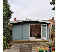 14Gx10 Shire Bourne Log Cabin 28mm to 70mm Logs - 34mm Logs