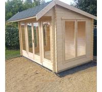 14Gx14 Shire Wykenham Log Cabin 34mm to 70mm Logs - 70mm logs