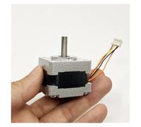 14H33HM NEMA 14 35MM Hybrid Stepper electronic starter 2-Phase 4-Wire Stepping electronic starter 5mm Shaft Pulley Gear for 3D Printer CNC Robot EKFBQBGW(18mm without gear)