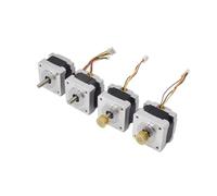 14H33HM NEMA 14 Mini 35MM Hybrid Stepper Motor 2-Phase 4-Wire Stepping Motor 5mm Shaft Pulley Gear for 3D Printer CNC Robot(18mm without gear)