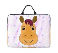 14in Cartoon Horse Head Print Laptop Case Sleeve Bag - Travel-Friendly Accessory for Business, and Everyday Use