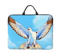 14in Cute little red spider Print Laptop Case Sleeve Bag, Portable Briefcase for Business Travel, Commuting, and Tourism, Seagulls in Flight, One Size