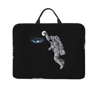 14in Laptop Case Sleeve Bag – Astronaut Space Basketball Full Print Design, Ideal for Business Travel and Daily Commute