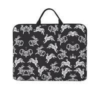 14in Laptop Case Sleeve Bag â€“ Bunny Rabbit Print Design with Handle & Zipper â€“ Ideal for Travel, Business Trip, Commuting