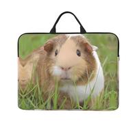 14in Laptop Case Sleeve Bag â€“ Cute Guinea Pig Print Design with Handle & Zipper â€“ Ideal for Travel, Business Trip, Commuting