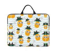 14in Laptop Case Sleeve Bag – Cute Pineapple Print Design Portable Messenger Briefcase For Business, Travel