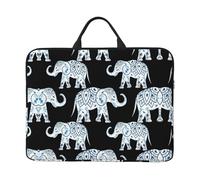 14in Laptop Case Sleeve Bag – Elephant Full Print Design, Ideal for Business Travel and Daily Commute