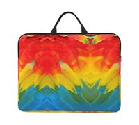 14in Laptop Case Sleeve Bag â€“ Fantastic Parrot Feather Print Design Portable Messenger Briefcase For Business, Travel