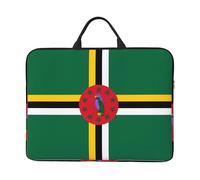 14in Laptop Case Sleeve Bag â€“ Flag of the Commonwealth of Dominica Print Design with Handle & Zipper â€“ Ideal for Travel, Business Trip, Commuting