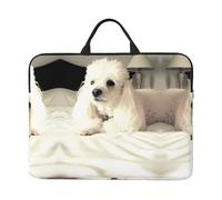 14in Laptop Case Sleeve Bag – French Poodle Full Print Design, Ideal for Business Travel and Daily Commute