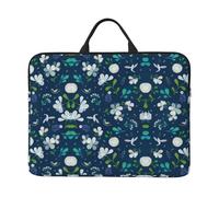 14in Laptop Case Sleeve Bag â€“ Grass And Dove Print Design Portable Messenger Briefcase For Business, Travel