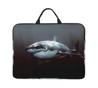 14in Laptop Case Sleeve Bag – Great White Shark Full Print Design, Ideal for Business Travel and Daily Commute