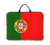 14in Laptop Case Sleeve Bag â€“ Portuguese flag Print Design with Handle & Zipper â€“ Ideal for Travel, Business Trip, Commuting
