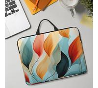 14in Laptop Sleeve Bag, Lightweight Waterproof Laptop Bag Shockproof Soft Carrying Case Mid-Century Modern Style Tablet Travel Cover with Handle for 13-14 Inch Notebook