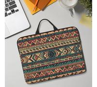 14in Laptop Sleeve Bag, Lightweight Waterproof Laptop Bag Shockproof Soft Carrying Case Native American1 Tablet Travel Cover with Handle for 13-14 Inch Notebook