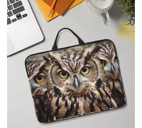 14in Laptop Sleeve Bag, Lightweight Waterproof Laptop Bag Shockproof Soft Carrying Case Owl Birds Tablet Travel Cover with Handle for 13-14 Inch Notebook
