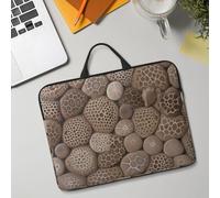 14in Laptop Sleeve Bag, Lightweight Waterproof Laptop Bag Shockproof Soft Carrying Case Petoskey Stone1 Tablet Travel Cover with Handle for 13-14 Inch Notebook