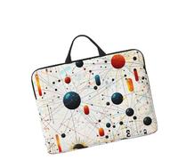 14in Laptop Sleeve Bag, Lightweight Waterproof Laptop Bag Shockproof Soft Carrying Case Physics Print Tablet Travel Cover with Handle for 13-14 Inch Notebook
