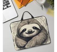 14in Laptop Sleeve Bag, Lightweight Waterproof Laptop Bag Shockproof Soft Carrying Case Sloth My Spirit Animal Tablet Travel Cover with Handle for 13-14 Inch Notebook