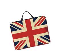 14in Laptop Sleeve Bag, Lightweight Waterproof Laptop Bag Shockproof Soft Carrying Case UK Flag Tablet Travel Cover with Handle for 13-14 Inch Notebook