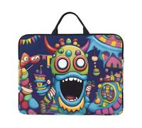 14in MonsterMash Print Laptop Case Sleeve Bag - Travel-Friendly Accessory for Business, and Everyday Use