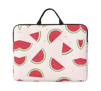 14in Pink Watermelon Print Laptop Case Sleeve Bag - Travel-Friendly Accessory for Business, and Everyday Use