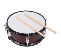 14in Stainless Steel Snare Drum, Double-Sided Drumhead Instrument, Full and Thick Sound, for Military Band