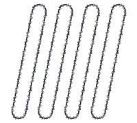 14Inch Chainsaw Chain Replacement - 4 Pack Titanium Alloy Replacement Saw Oil Chains with Heat and Wear Resistant Steel Cutting Blade for Cordless Handheld Chainsaws, 52 Drive Links 3/8" LP Pitch