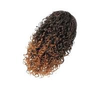 14Inch Curly Synthetic Ponytail with Drawstring Hair Extension for Parties & Weddings Synthetic Fiber Hairpiece Long Curly