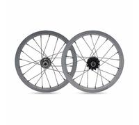 14inch Folding Bike Wheelset V Brake BMX Aluminium Alloy Rim 74/110mm Bolt On Hub With 12T Single Speed Freewheel, 14 * 1.5-2.1'' Tires