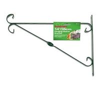 SupaGarden Hanging Basket Bracket 35cm 14" Green Colour 475255 SALE
