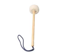 14inch Soft Wool Gong Mallet Felt Head Dia 80mm with Wooden Handle Drum Hammer for Percussion Marching Band