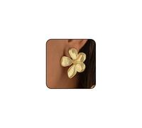14K Gold Large Flower Statement Earrings for Women, Chunky Big Floral Drop Dangle Stud Earrings Vintage Retro Preppy Hip Hop Ear Jewelry Accessories Gifts, L, Metal, No Gemstone