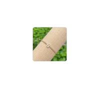 14k Gold Letter Bracelets For Women, Dainty CZ Initial Letter Gold Beaded Fashion Bracelet Adjustable Personalized Gift Jewelry (Gold bead B)