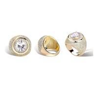 14K Gold Oval Cut Center Stone Mossanite Ring, Hip-Hop Style Mossanite Women's Ring, Modern Elegance Meets Classic Beauty,Fathers Day From Son