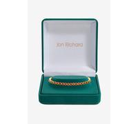 14K Gold Plated and Red Cubic Zirconia Tennis Bracelet - Gift Box Jon Richard Gold One Size