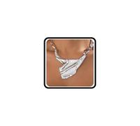 14K Gold Plated Irregular Pendant Necklace for Women,Large Trendy Geometric Statement Clavicle Necklace Dainty Punk Gathering Party Jewelry Gifts, L, Metal, No Gemstone