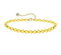 14K Gold Plated Simple Classic Cuban Bracelets Twisted Link Leaves Zircon Rhinestone Dainty Thin Chain Beaded Bracelet Jewelry for Women, Adjustable, no gemstone