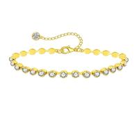 14K Gold Plated Simple Classic Cuban Bracelets Twisted Link Leaves Zircon Rhinestone Dainty Thin Chain Beaded Bracelet Jewelry for Women, Adjustable, no gemstone