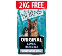 14kg Burns Dry Dog Food - 12kg + 2kg Free! * - Adult & Senior Original Lamb & Brown Rice (12kg + 2kg)