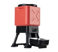 14L Automatic Dog Feeder for Large Breed - Extra Large Capacity, Anti-Blockage, Timed Auto Dog Food Dispenser, Dual Power Supply, Stainless Steel Bowl