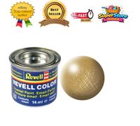 14ml Fast-Drying Gold Metallic Enamel Paint for Stunning Outdoor Projects