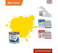 14ml No 69 Yellow Gloss Enamel - Perfect for Models, Glass, and Wood Projects