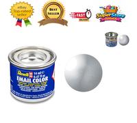 14ml Revell Silver Metallic Enamel Paint - Perfect for Metal & Model Building