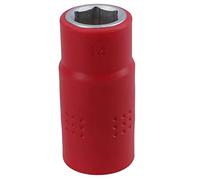 14mm 1/2in Drive VDE Insulated Shallow Metric Socket 6 Sided Single Hex 1000 V