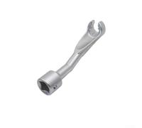 14mm 17mm 19mm Diesel Injector Line Socket Set Open End 12pt Wrench 1/2 Inch Drive Bi-hex Grip For Hard Line Nuts At Injection Pump And Injectors Silver Color(14mm)