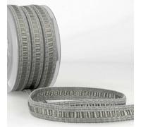 14mm Braid Trim Box Weave Costume Furnishing 27 Colours Buy 1 2 Or 4m 286D, 033 Middle Grey, 1 Metre