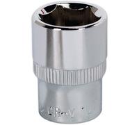 14mm Forged Steel Drive Socket - 3/8" Square Drive - Polished Chrome Vanadium