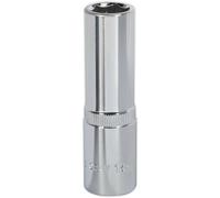 14mm Forged Steel DEEP Drive Socket - 1/2" Square Drive Polished Chrome Vanadium